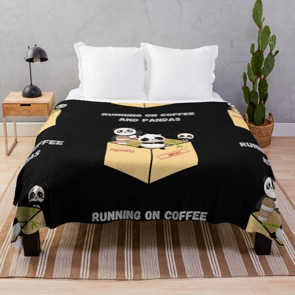 Item preview, Running on Coffee and Import Pandas Python Joke design designed and sold by t1n3333.