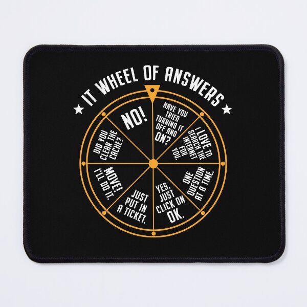Item preview, IT Support Wheel of Answers Fortune Tech Specialist Technician IT designed and sold by EDcreations.