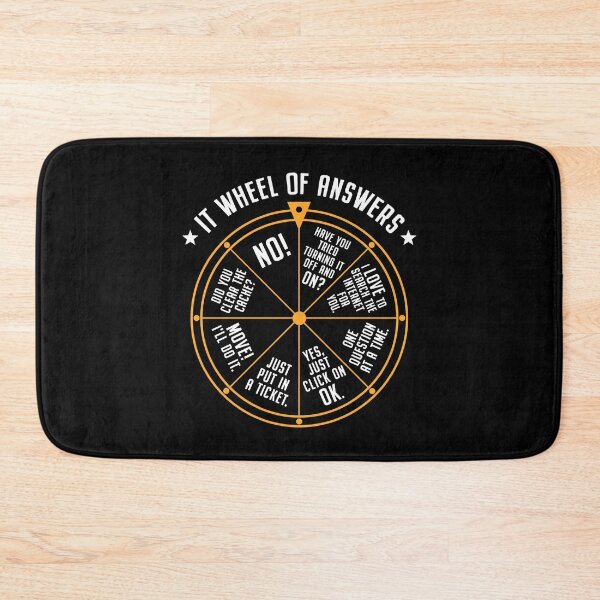 Item preview, IT Support Wheel of Answers Fortune Tech Specialist Technician IT designed and sold by EDcreations.