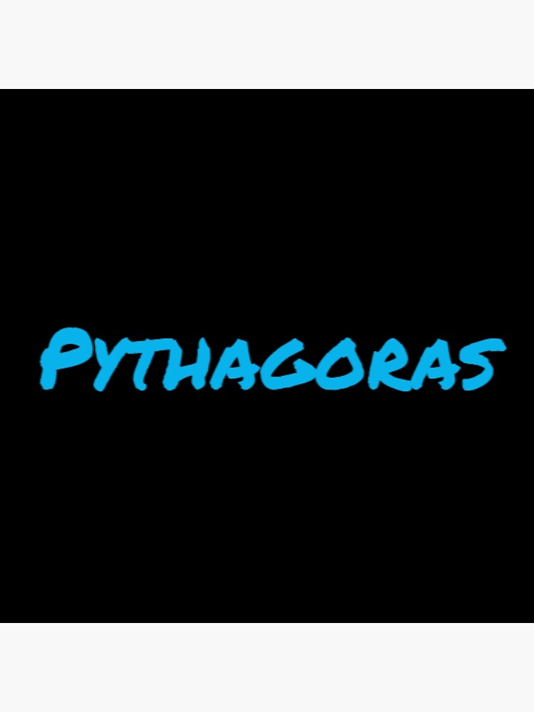 Pythagoras Premium Matte Vertical Poster sold by Carlos Delgado | SKU ...