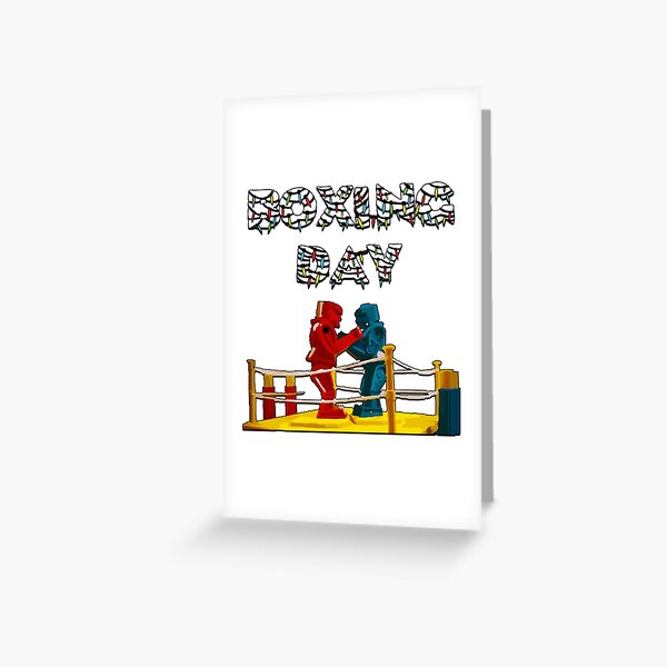Boxing Day fun Greeting Card