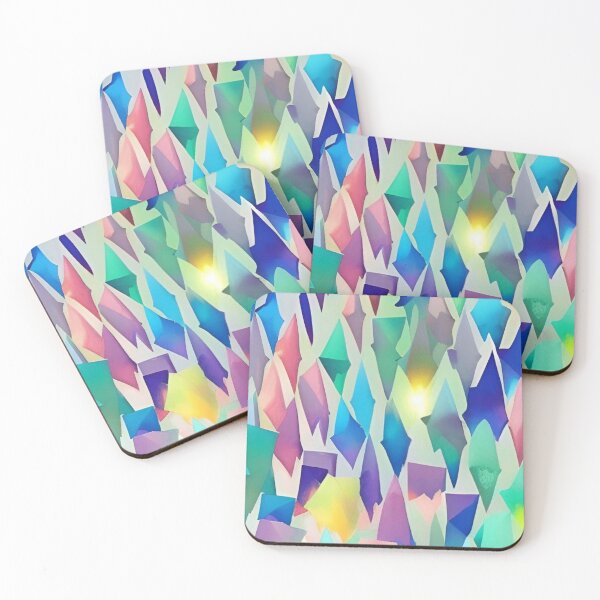 Item preview, The Inverse - Colorful Triangle and Diamond Shape Pattern designed and sold by bandjdesigns.