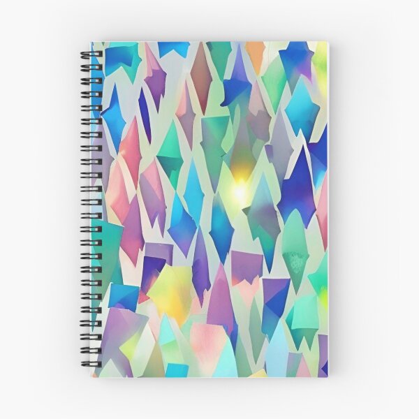 Item preview, The Inverse - Colorful Triangle and Diamond Shape Pattern designed and sold by bandjdesigns.