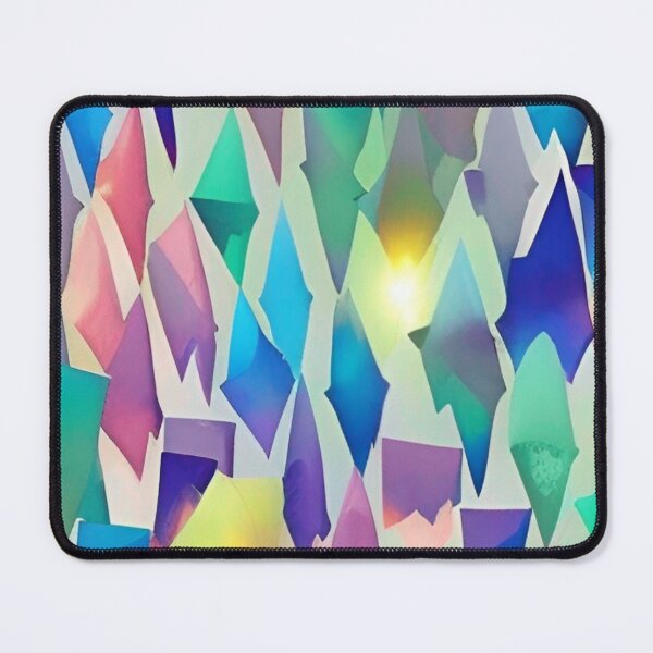 Item preview, The Inverse - Colorful Triangle and Diamond Shape Pattern designed and sold by bandjdesigns.