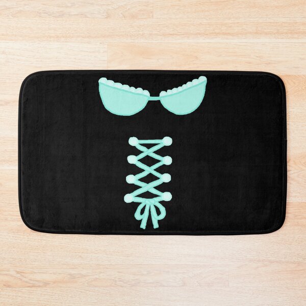 Item preview, Corset ribbon and bra with Turquoise lace designed and sold by Hypnotees.