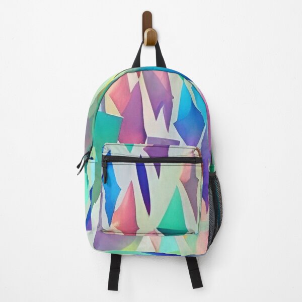 Item preview, The Inverse - Colorful Triangle and Diamond Shape Pattern designed and sold by bandjdesigns.