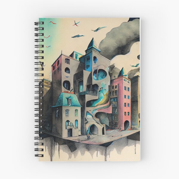 Item preview, Surrealist Cityscape IV designed and sold by Red-Alien.
