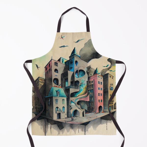 Item preview, Surrealist Cityscape IV designed and sold by Red-Alien.