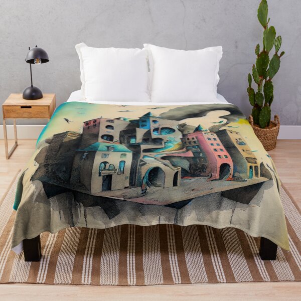 Item preview, Surrealist Cityscape IV designed and sold by Red-Alien.