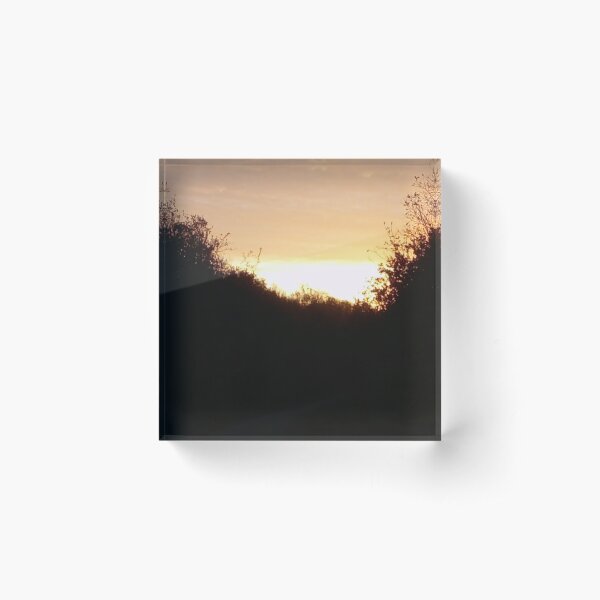 Sunrise on the Greenway Acrylic Block