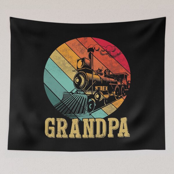 Item preview, Cool Railroad Train Grandpa Design For Train Lover Dad Men designed and sold by MortiStolten.