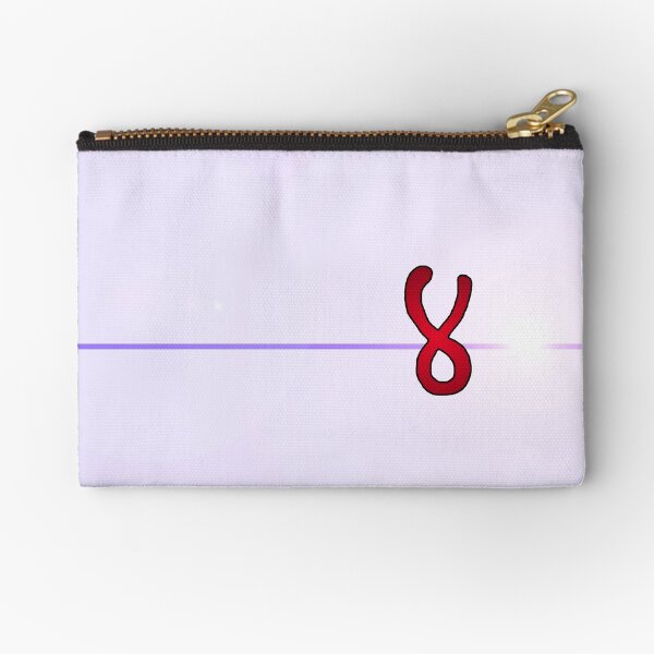 Sanskrit 4 + UV light band Zipper Pouch