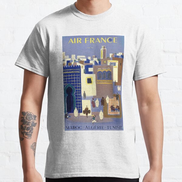 Affiche de voyage Vintage Maroc Algerie T-shirt classique