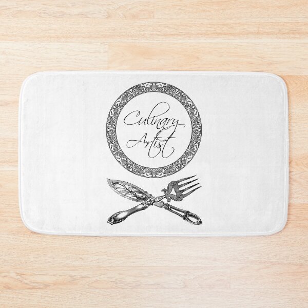 Item preview, 'Culinary Artist' Luxury Restaurant Design - Retro Illustration Design for T-shirts, mugs, phone cases and other accessories designed and sold by Ridiculam Toga.