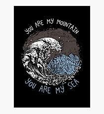 Mountain Sea Photographic Print