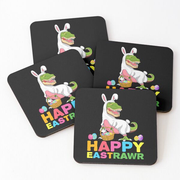 Artikelvorschau, Happy Eastrawr Trex Osterhasen-Ei Lustiger Dinosaurier-Ostertag entworfen und verkauft von Helbon-art.