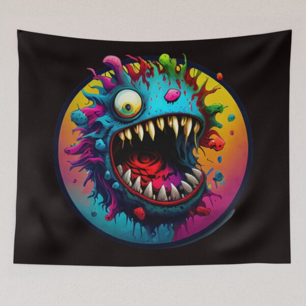 Item preview, Crazy monster designed and sold by alldayallnighta.