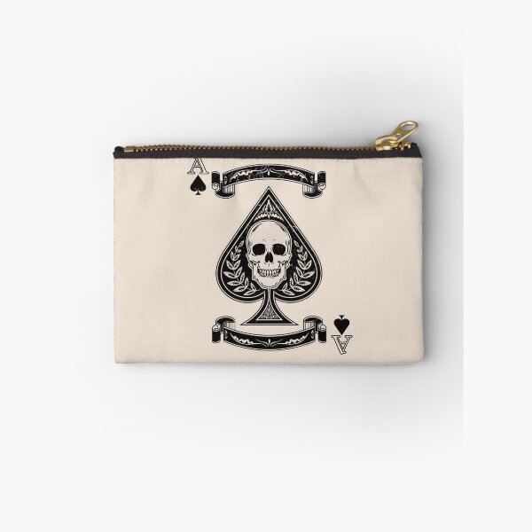 Item preview, Ace of Spades Skull Heavy Metal Gothic Rock Lover Biker Gift (Off-white) designed and sold by zicutza.