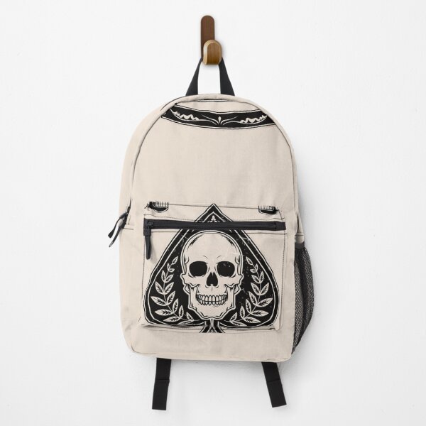 Item preview, Ace of Spades Skull Heavy Metal Gothic Rock Lover Biker Gift (Off-white) designed and sold by zicutza.
