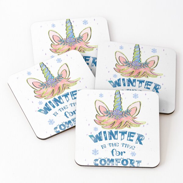 Item preview, Winter Unicorn- Winter Is The Time For Comfort designed and sold by badretop.
