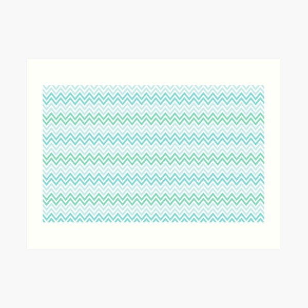 Chevrons Fashion Pattern Design Art Print