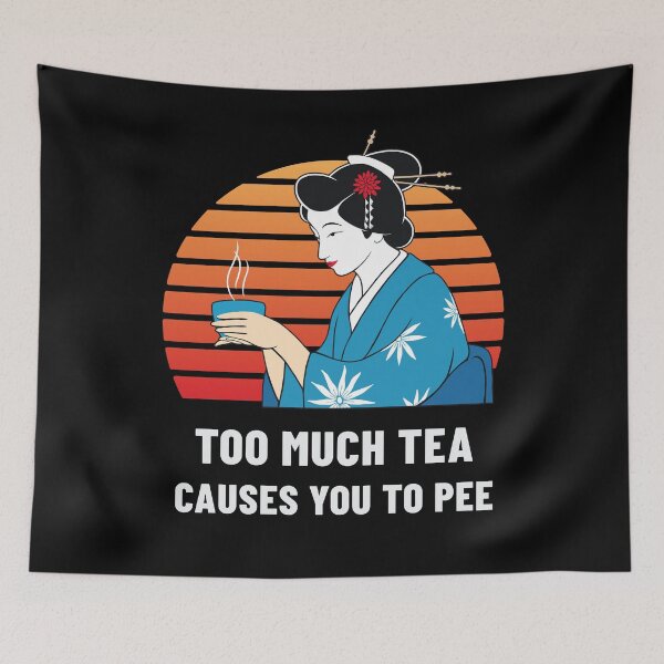 Item preview, Funny Warning Tea Drinker designed and sold by Zagach Letters.
