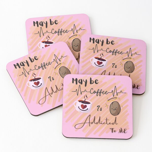 Item preview, Coffee break - may be coffee is addicted to me | coffee design | for coffee lovers |  designed and sold by Arteartz.