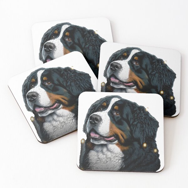 Item preview, cute bernese mountain christmas lights bernese mountain dog lover xmas 01 designed and sold by printiesart.