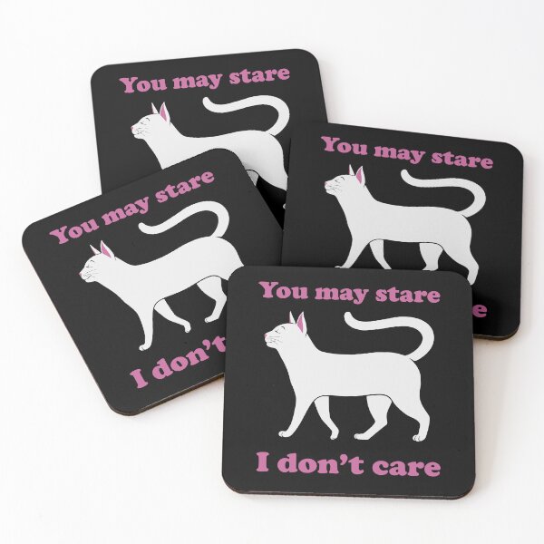 Item preview, Cute Cat I Don't Care designed and sold by Zagach Letters.
