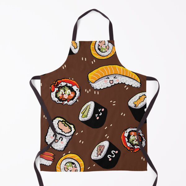 Item preview, Kawaii Sushi Print (Brown) designed and sold by DreamFruit11.