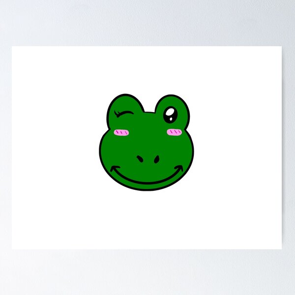 minecraft frog loves you Poster for Sale by sylviugh