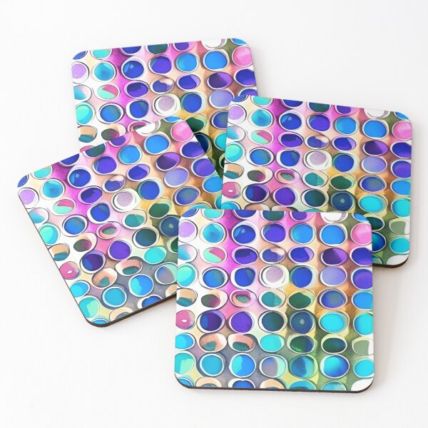 Item preview, Indestructible Poetry - Colorful Circle and Squiggle Shape Pattern designed and sold by bandjdesigns.