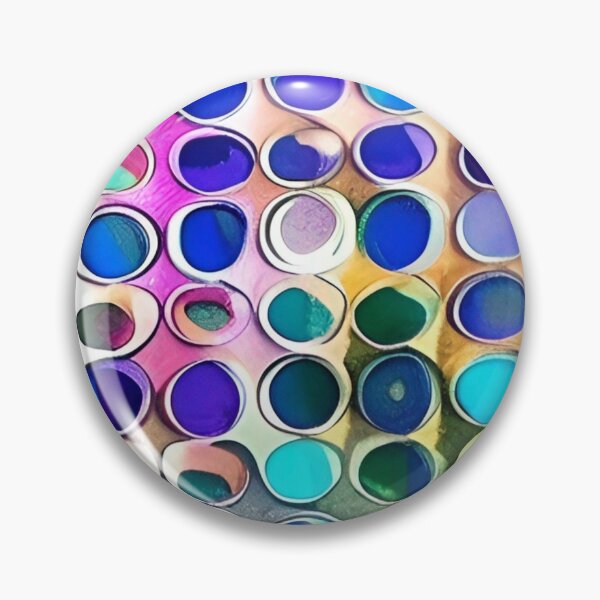 Item preview, Indestructible Poetry - Colorful Circle and Squiggle Shape Pattern designed and sold by bandjdesigns.