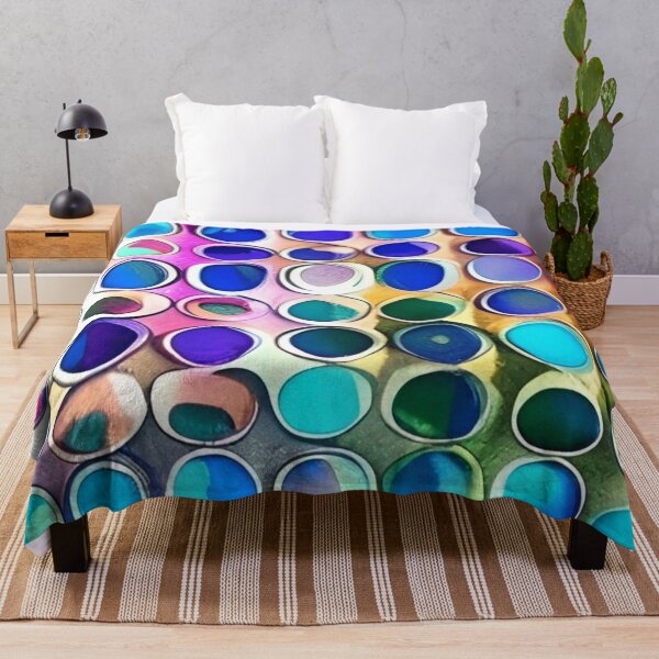 Item preview, Indestructible Poetry - Colorful Circle and Squiggle Shape Pattern designed and sold by bandjdesigns.