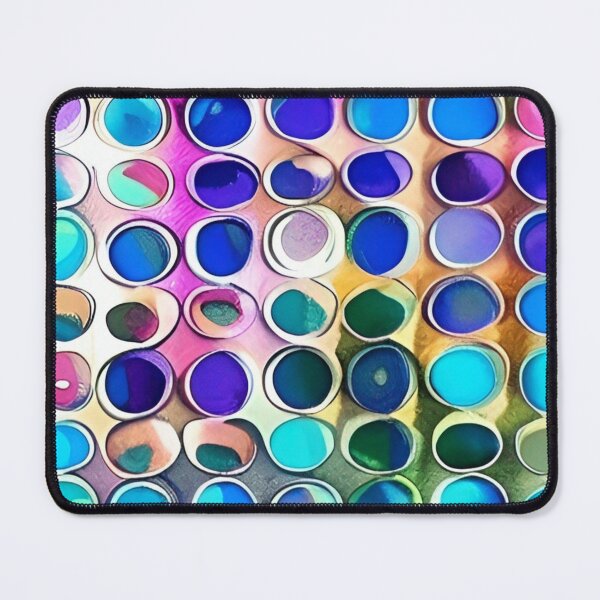 Item preview, Indestructible Poetry - Colorful Circle and Squiggle Shape Pattern designed and sold by bandjdesigns.