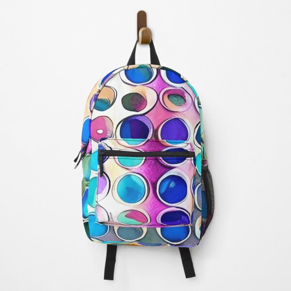 Item preview, Indestructible Poetry - Colorful Circle and Squiggle Shape Pattern designed and sold by bandjdesigns.