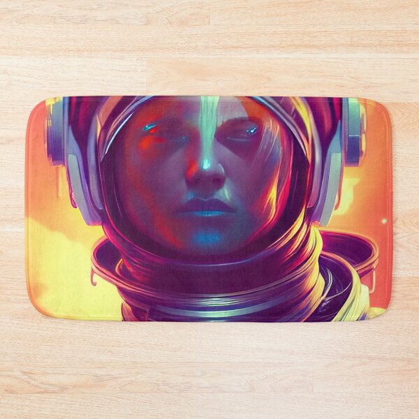 Item preview, Neon Astronaut in Space designed and sold by TheAIShop.