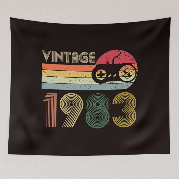 Item preview, Vintage 1983 40th Birthday Video Games 40 Year Old Gamer designed and sold by Buyeseoshop.