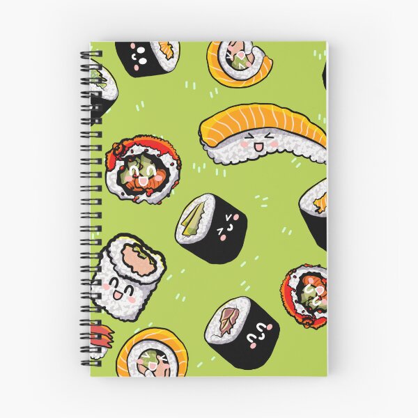 Item preview, Kawaii Sushi Print (Yellow Green) designed and sold by DreamFruit11.