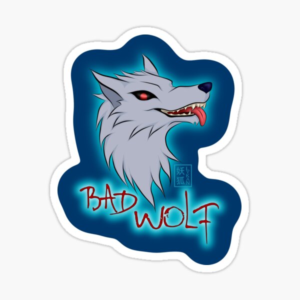 Bad Wolf Stickers Redbubble