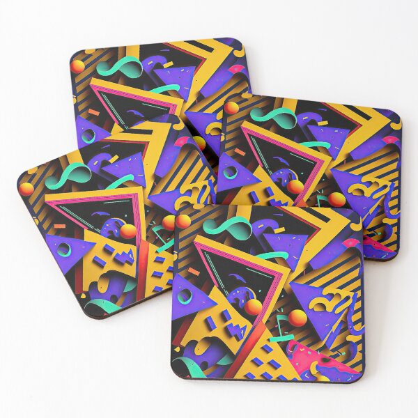 Item preview, Abstract color background eighties nineties look  designed and sold by mrlongfield.