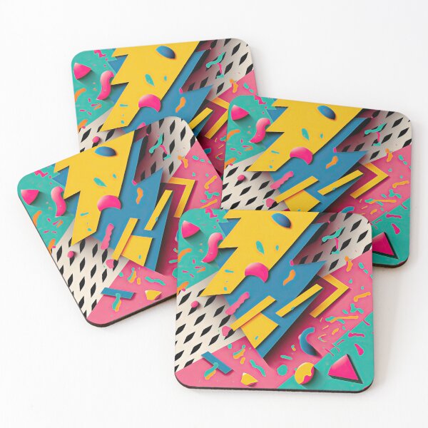 Item preview, Abstract color background eighties nineties look  designed and sold by mrlongfield.