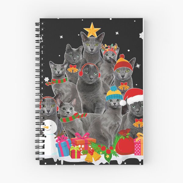 Artikelvorschau, Lustiges russisches blaues Weihnachtsbaum-Haustier-Katzen-Liebhaber-Geschenk entworfen und verkauft von boeleekvasysi.