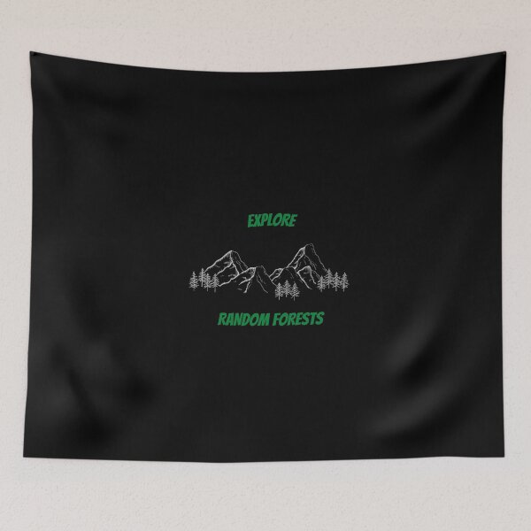 Item preview, Explore Random Forests Data Science Joke Design designed and sold by t1n3333.