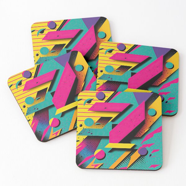 Item preview, Abstract color background eighties nineties look  designed and sold by mrlongfield.
