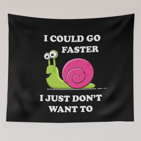 Item preview, Lazy Snail Sluggish Humor designed and sold by Zagach Letters.