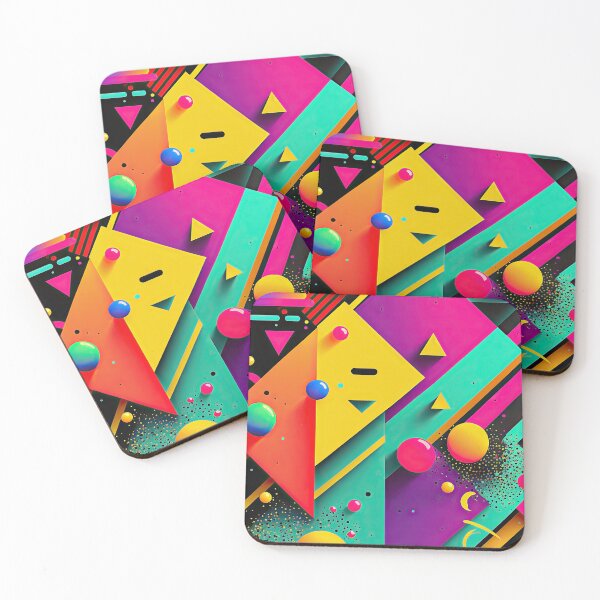 Item preview, Abstract color background eighties nineties look  designed and sold by mrlongfield.