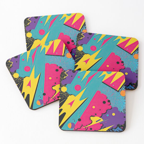 Item preview, Abstract color background eighties nineties look  designed and sold by mrlongfield.