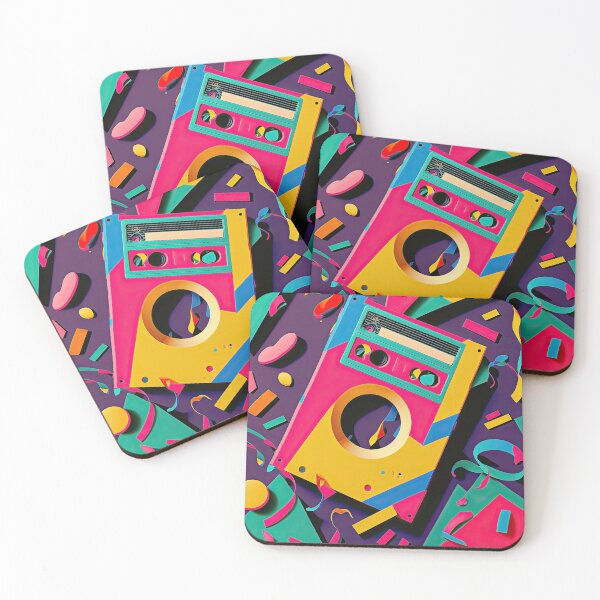 Item preview, Abstract color background eighties nineties look  designed and sold by mrlongfield.