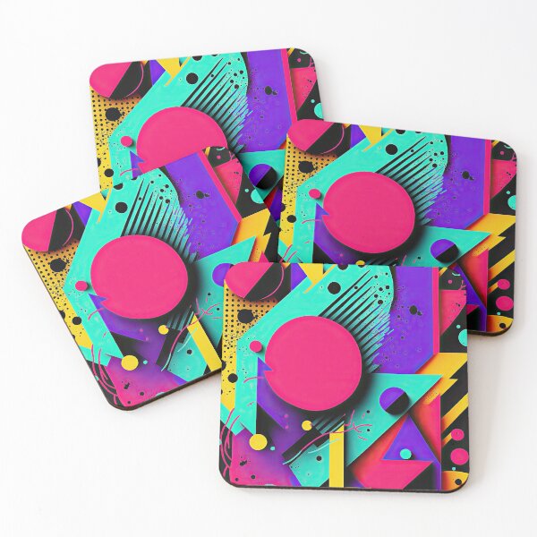 Item preview, Abstract color background eighties nineties look  designed and sold by mrlongfield.
